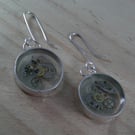 Sterling Silver Cogs Earrings (SKU261124)