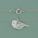 Petite Sterling Silver bird Pendant – Freedom & Guidance Jewellery
