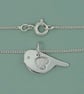 Petite Sterling Silver bird Pendant – Freedom & Guidance Jewellery