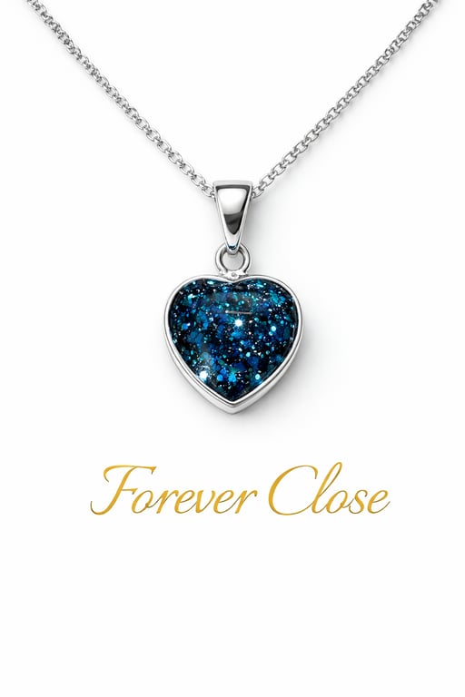 Handcrafted memorial ashes in jewellery 
