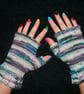 Fingerless Gloves with Ruffle Cuff Knitting Pattern. PDF Knitting Pattern - Image 2