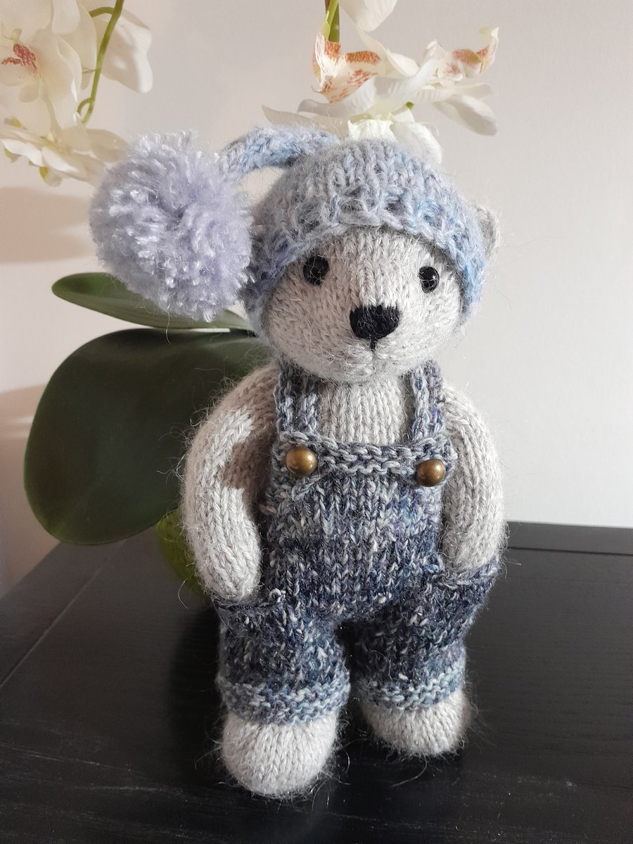 Little Teddy Bear, Handknitted Bear, 