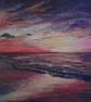 Bronze Beach, Empty beach in later summer original painting - Image 2