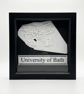 University of Bath 3D Printed Campus Map, Framed Wall Art Shadow Box