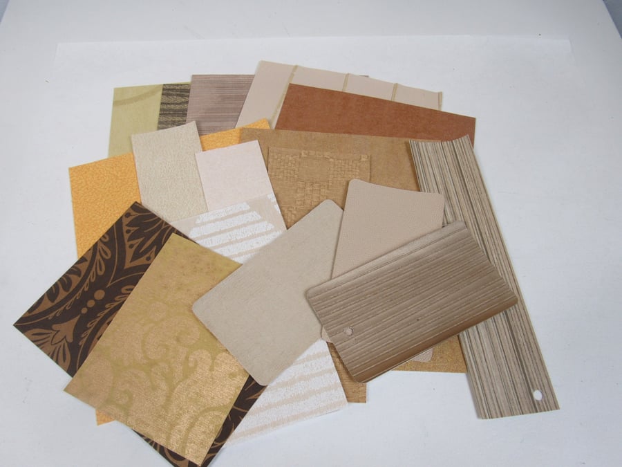 Mixed Bronze, Old Gold Wallpaper Craft Pack