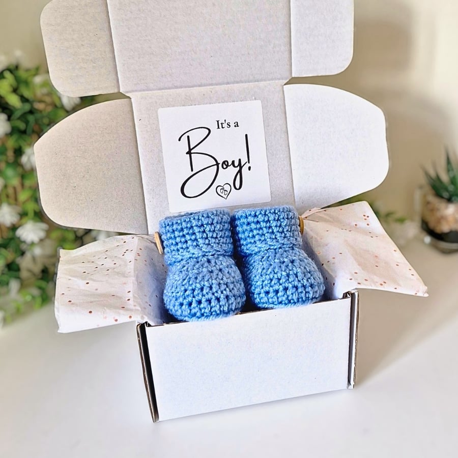 It's A Boy Gender Reveal Gift Box – Baby Boy Reveal Gift