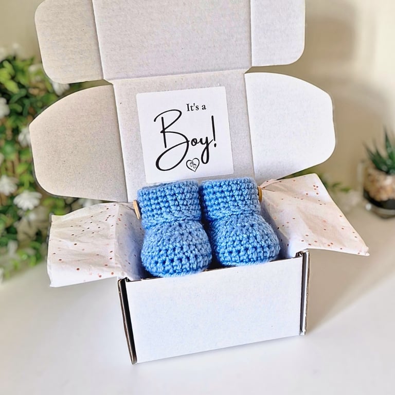 It's A Boy Gender Reveal Gift Box – Baby Boy Reveal Gift