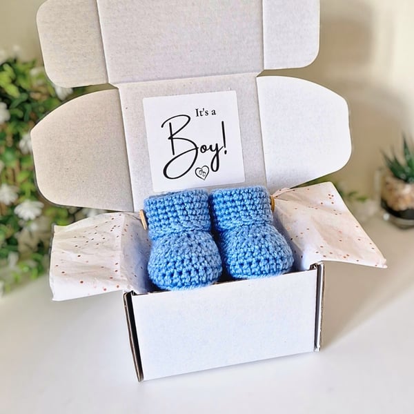 It's A Boy Gender Reveal Gift Box – Baby Boy Reveal Gift