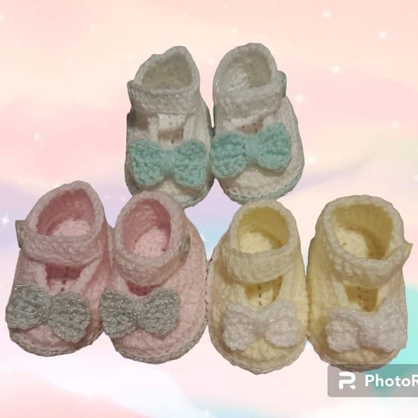 Baby bow shoes 