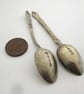 Two Rude Sweary Xmas Spoons, Handstamped Apostle Spoons, Mature Content - Image 5
