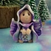 Christmas Flurrier Gnome 'Alana' Season's Herald OOAK Sculpt by Ann Galvin