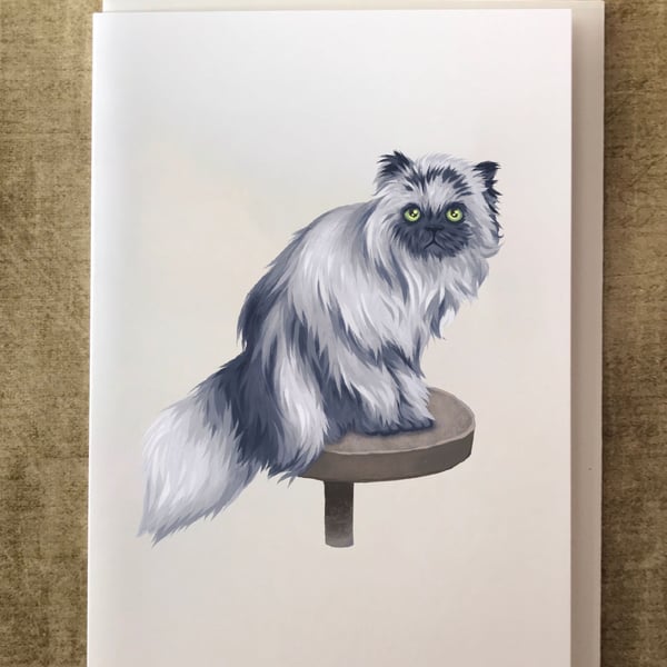 Cat Greeting Card