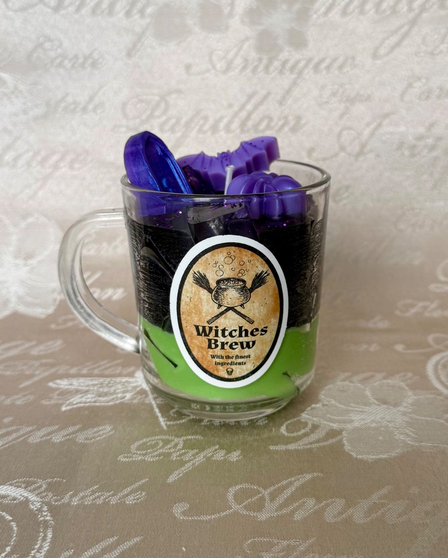 Witches Brew Candle – Halloween Potion Mug Candle