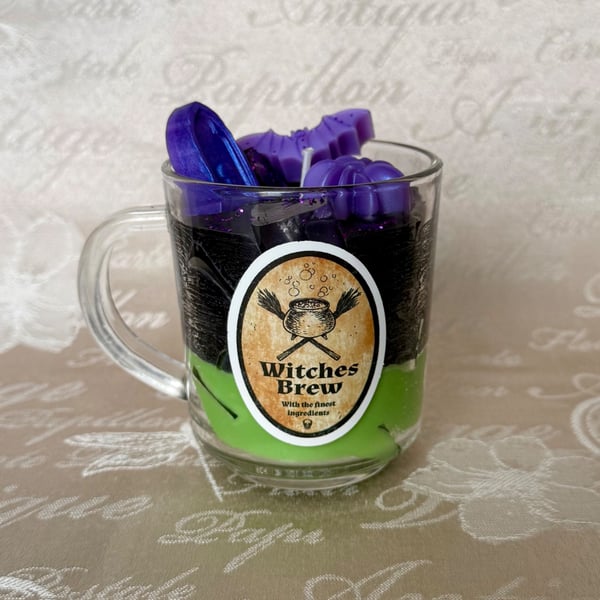 Witches Brew Candle – Halloween Potion Mug Candle