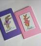 Mini Notebook Set Featuring Rabbits - Image 1