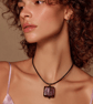  Murano glass pendant. Art necklace. Glass hook earrings. Jewelry set. - Image 2