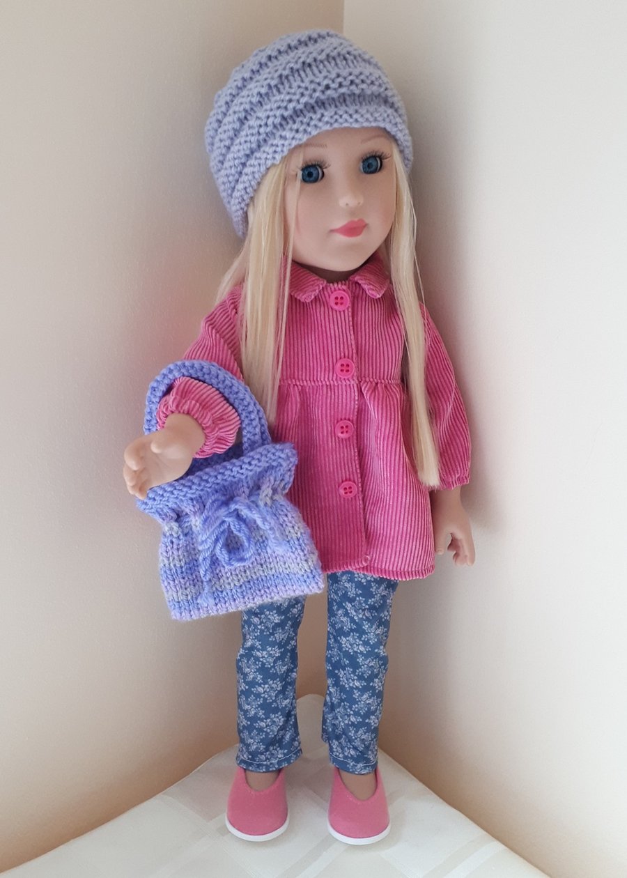 KNITTING PATTERN PDF Lavender Bag for Doll