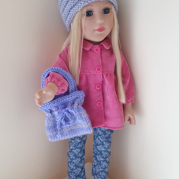 KNITTING PATTERN PDF Lavender Bag for Doll