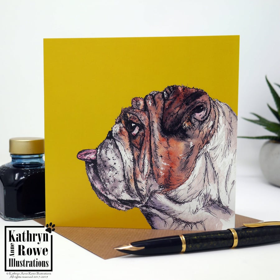 Bulldog, British Bulldog, Bulldog Gifts, Bully, New Home, Birthday, Wedding