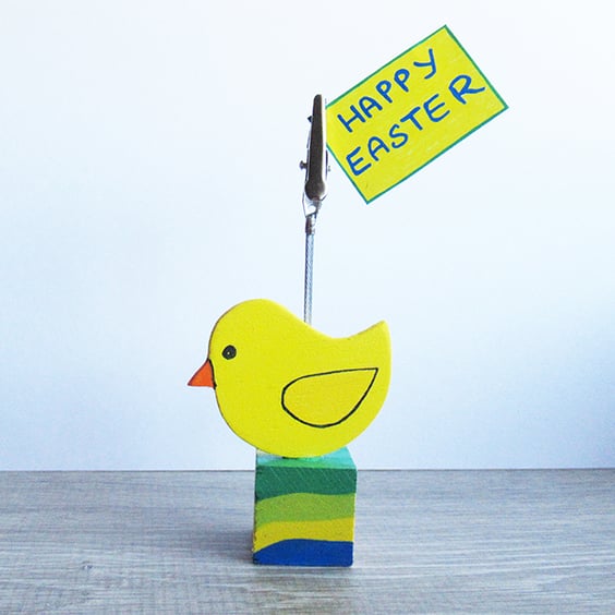 Easter Chick memo photo holder