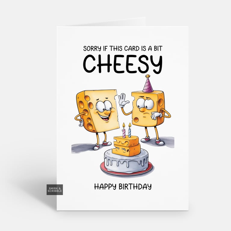 Unique Funny Birthday Card For Him Or Her 