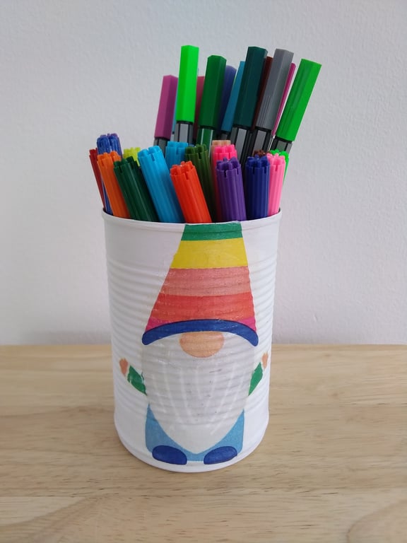 Colourful Gonk storage tin