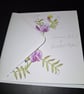 Original Handpainted Greetings Card- Common Vetch & Birdsfoot Trefoil - Image 2