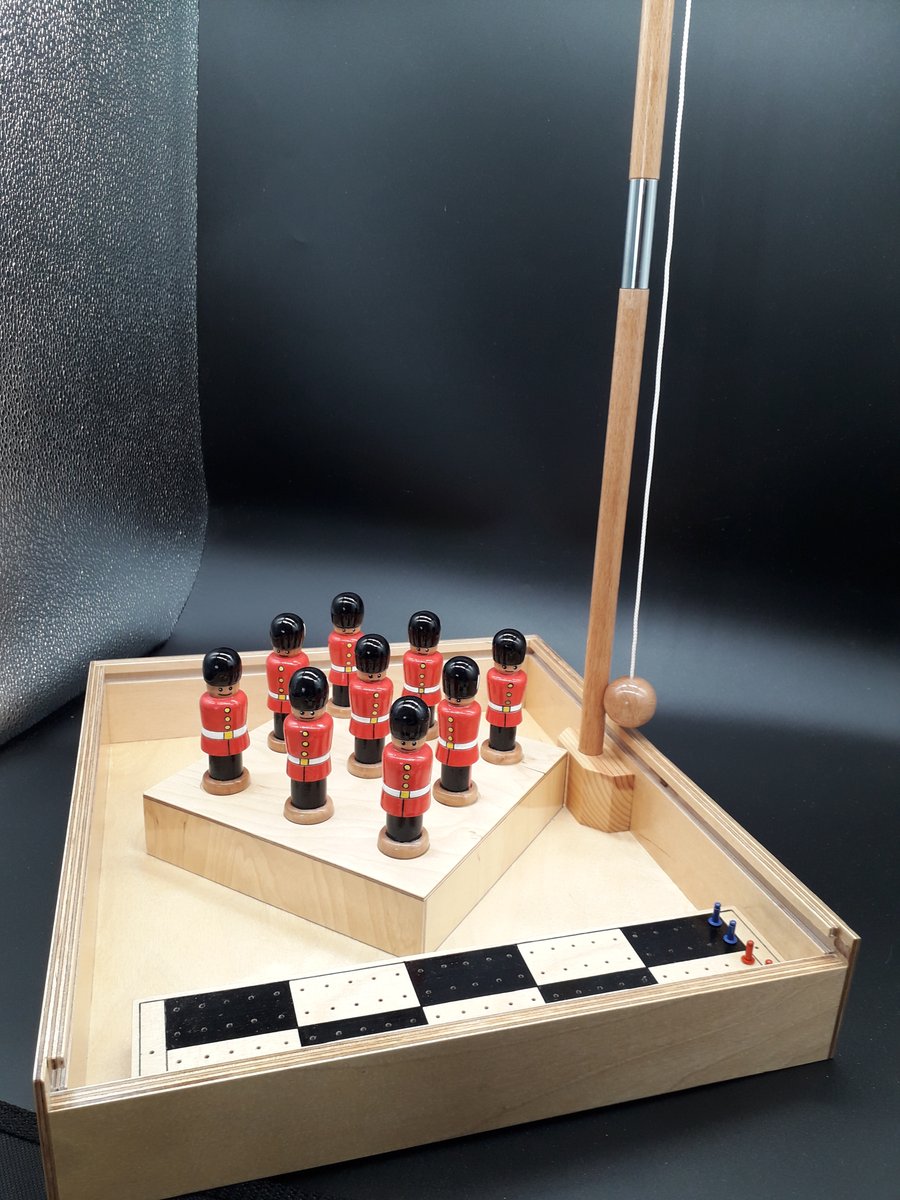 Wooden Soldier Table Skittles (Bar Skittles)