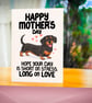 Dachshund Mother’s Day Card – Short On Stress Long On Love - Image 4