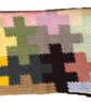 Colourful handmade crocheted blanket - jigsaw puzzle design - Image 2