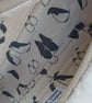 Sherpa fleece bum bag crossbody bag cream faux sheepskin fleece sling bag - Image 5
