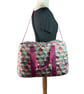 Large fabric falling blocks tapestry travel bag - Image 2