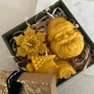 Deluxe Vintage Christmas Beeswax Trio
