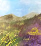 Heather and Gorse - Dartmoor heat inspired moorland artwork  - Image 4