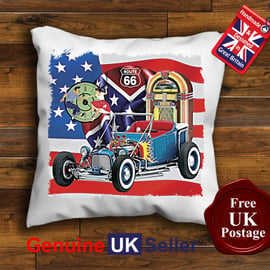 1922 Ford T Bucket Cushion Cover, Hot Rod Cushion Choose Your Size