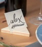 Triangle Card Holder and Earring Display Made From Plywood - Image 1