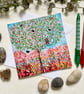 Cherry Blossom Tree, blank greetings card - Image 1