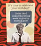 Airplane! Movie Birthday Card – Lloyd Bridges Quote, A6 Cotton Card Stock