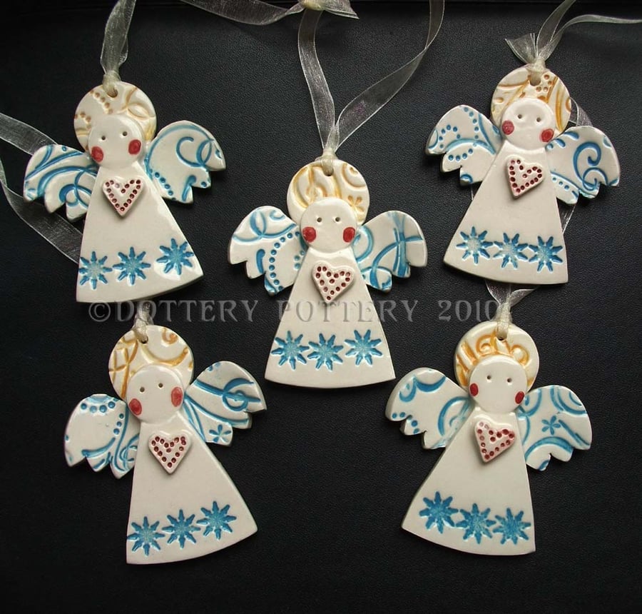 Ceramic Christmas Angels