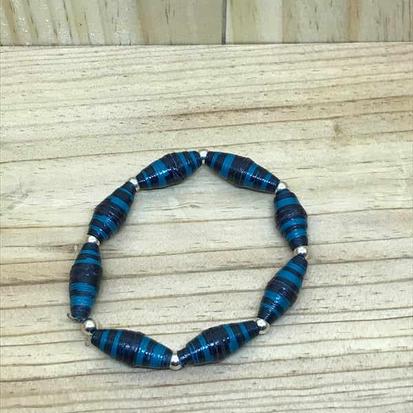 Paper Bead Bracelet. (231)