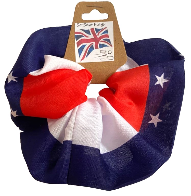 Antilles Netherlands Flag Hair Scrunchie Scrunchies Accessory Band Elastic