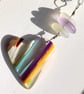 Surfite & Seaglass Heart Sterling Silver .925 Necklace Jewellery Gift - Image 2
