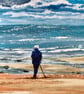  Beach Solitude  all occasion  Art Card  - Image 2