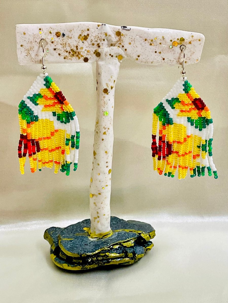 Flower Bead Earrings