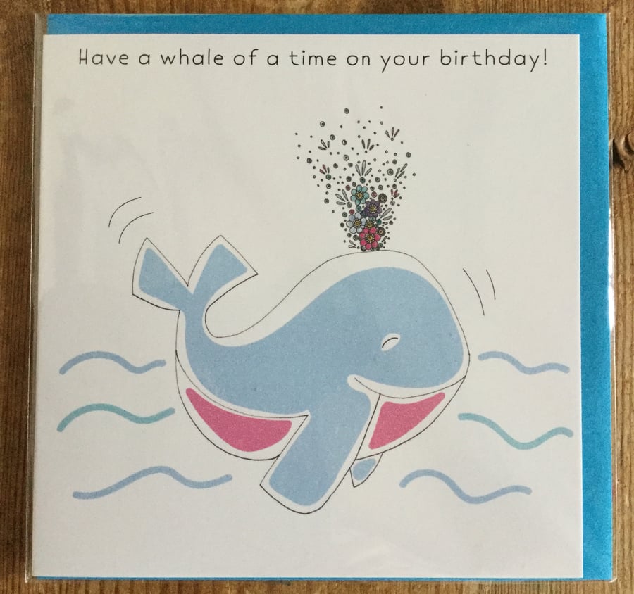 Whale of a time Birthday Card 