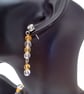 Citrine & Vintage Crystal Beaded Necklace & Earrings, Gift for Her, Mother's Day - Image 7