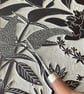 Lino Print - The Vagabonds - Weeds Print - Limited Edition - Image 8