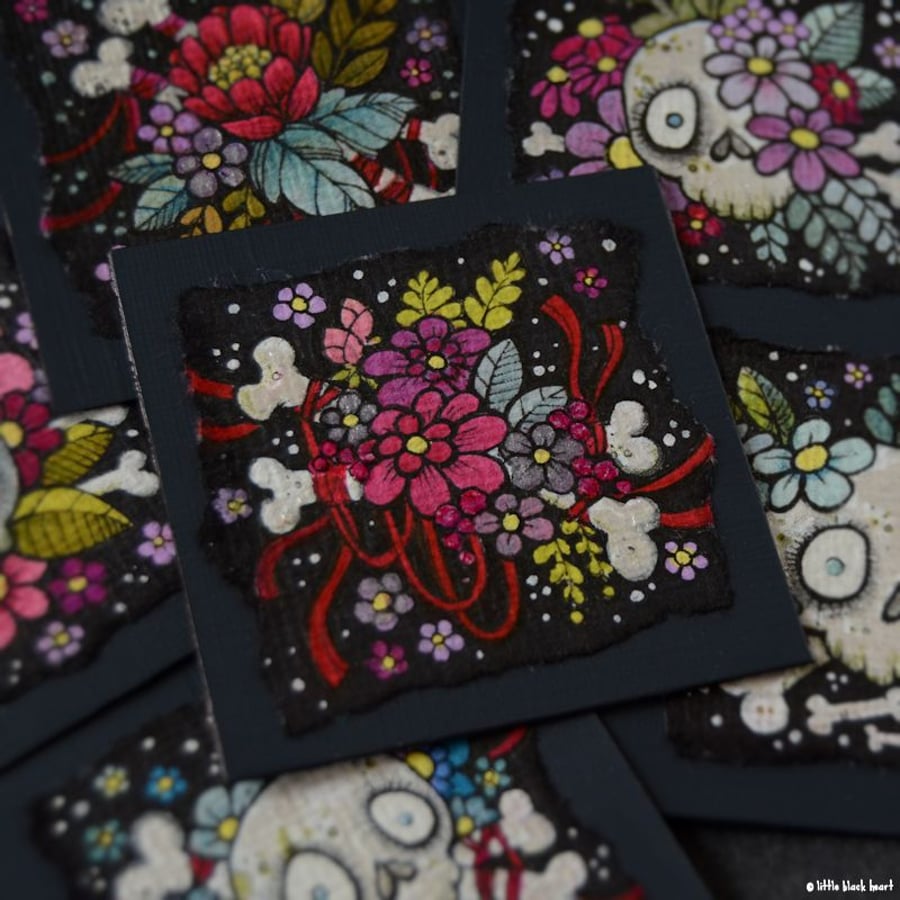 botanical bones - original twinchie illustration