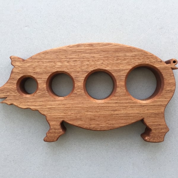 Pig Spaghetti Measure in either Sapele or Beech