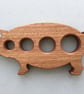 Pig Spaghetti Measure in either Sapele or Beech - Image 1